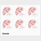 Waterverf Cherry Blossoms Sticker (Vel)