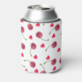 Waterverf Cherry Heart Blikjeskoeler (Blikje Achterkant)