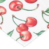 Waterverf Cherry Long Table Runner Lange Tafelloper (Hoek)