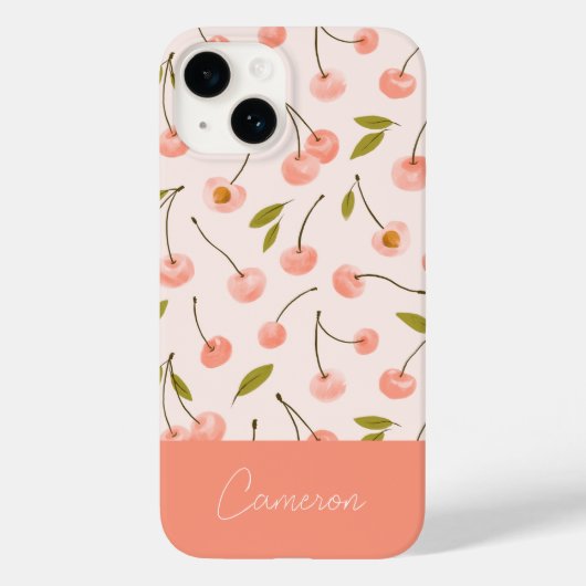 Waterverf Cherry Pattern Case-Mate iPhone Case (Achterkant)
