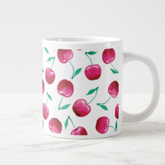 Waterverf Cherry Pattern Grote Koffiekop