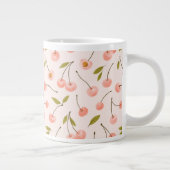 Waterverf Cherry Pattern Grote Koffiekop (Rechts)