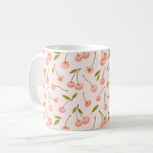 Waterverf Cherry Pattern Koffiemok