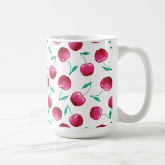 Waterverf Cherry Pattern Koffiemok