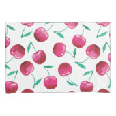 Waterverf Cherry Pattern Kussensloop (Voorkant-Rechts)