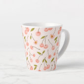 Waterverf Cherry Pattern Latte Mok (Rechterhoek)