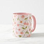 Waterverf Cherry Pattern Mok (Voorkant rechts)