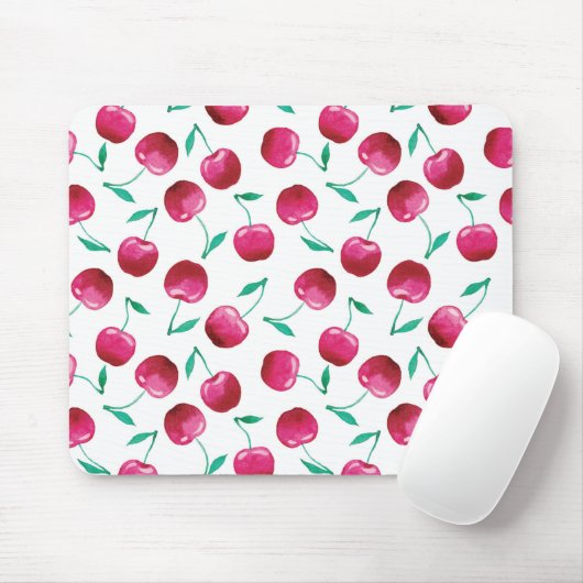 Waterverf Cherry Pattern Muismat (Met muis)