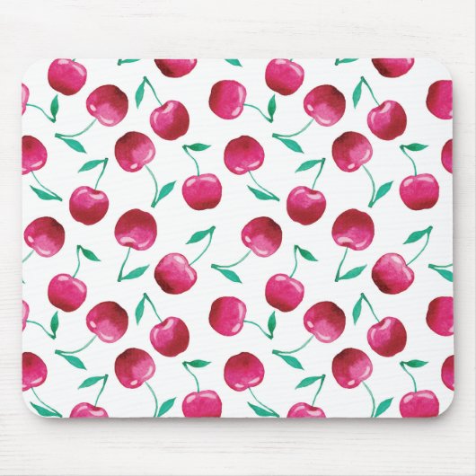 Waterverf Cherry Pattern Muismat (Voorkant)