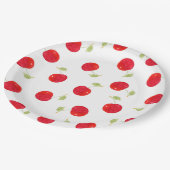 Waterverf Cherry Pattern Papieren Bordje (Gekanteld)