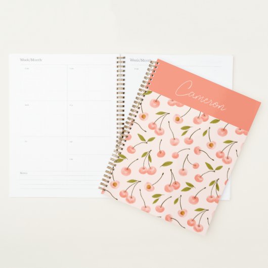 Waterverf Cherry Pattern Planner (Display)
