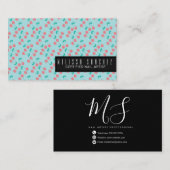 Waterverf Cherry Pattern Salon Beauty Visitekaartje (Voorkant / Achterkant)