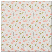 Waterverf Cherry Pattern Stof (Swatch)