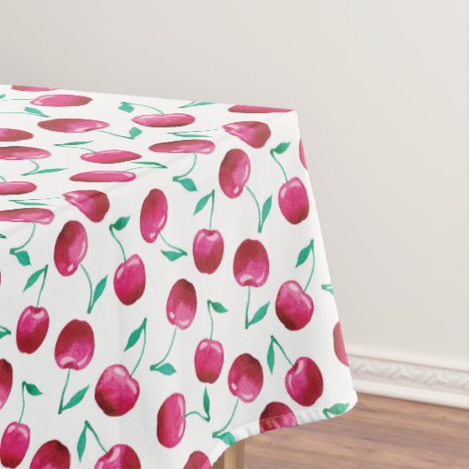 Waterverf Cherry Pattern Tafelkleed (Voorbeeld)