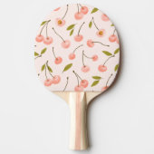 Waterverf Cherry Pattern Tafeltennisbatje (Voorkant)