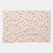 Waterverf Cherry Pattern Theedoek (Horizontaal)