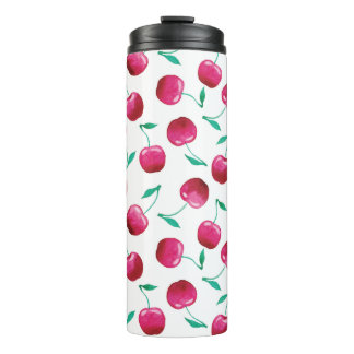 Waterverf Cherry Pattern Thermosbeker