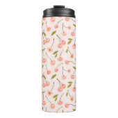 Waterverf Cherry Pattern Thermosbeker (Voorkant)