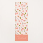 Waterverf Cherry Pattern Yogamat (Voorkant)
