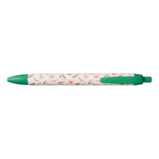 Waterverf Cherry Pattern Zwarte Inkt Pen (Achterkant)