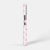Waterverf Cherry Schattige Pink Gingham Pattern Samsung Galaxy Hoesje (Rechterkant)