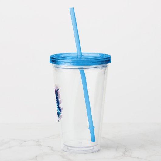 Waterverf Chess Piece Board Acryl Drinkbeker (Links)