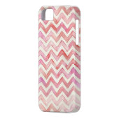 Waterverf Chevron iPhone Case (Achterkant Links)