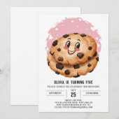 Waterverf Chic Aangepaste Cookies Verjaardag Kaart (Voorkant / Achterkant)