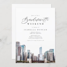 Waterverf Chicago Bachelorette Itinerary en