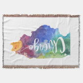 Waterverf Chicago Deken (Voorkant)