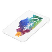 Waterverf Chicago Magneet (Linkerzijde)