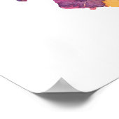 Waterverf Chicago Poster (Hoek)