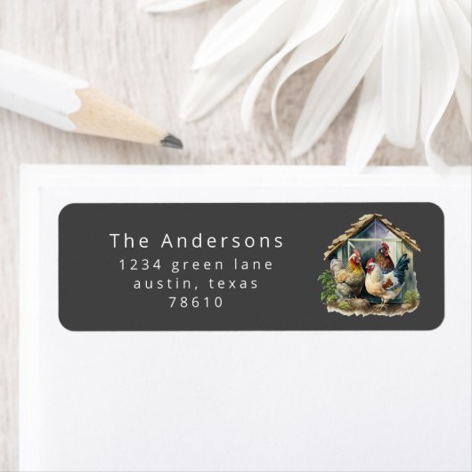 waterverf  Chicco Return-adreslab Etiket (Insitu)