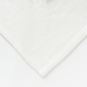 Waterverf Chickadee & Berries Frosty Winter Scene Fleece Deken (Hoek)