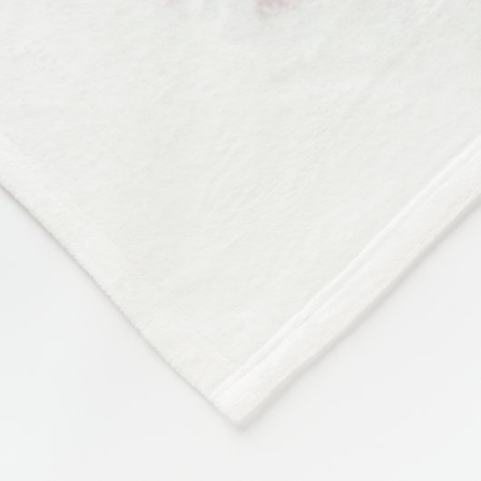 Waterverf Chickadee & Berries Frosty Winter Scene Fleece Deken (Hoek)