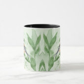 Waterverf Chickadee Garden Bird Mok (Midden)