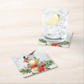 Waterverf Chickadee Kartonnen Onderzetters (Insitu)