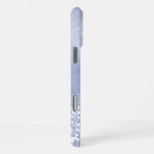 Waterverf Chickadee Winter Snow Forest Bird iPhone Hoesje (Rechterkant)