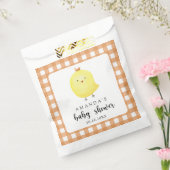 Waterverf Chicken Baby shower Bedankzakje (Gezegeld)