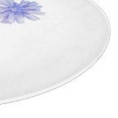 Waterverf Chicory Flowers Snijplank (Hoek)