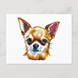 Waterverf Chihuahua Briefkaart
