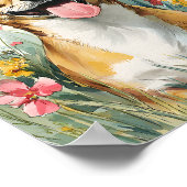 Waterverf Chihuahua in Wildflower Meadow - Schatti Poster (Hoek)