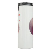 Waterverf Chihuahua Portret met Hartvorm Thermosbeker (Achterkant)