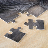 Waterverf chimpansee aap schilderen kunst legpuzzel (Zijkant)