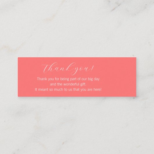 Waterverf Chinees Bruiloft Label (1x3 inch) (Achterkant)