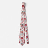 Waterverf Chinese Pagode met Kersenbloesems (8) Stropdas (Voorkant)