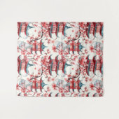 Waterverf Chinese Pagode met Kersenbloesems (8) Wandkleed (Voorkant (horizontaal))