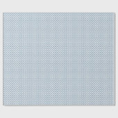 Waterverf Chinoiserie Blauw Bloemen Ginger Jars Cadeaupapier (Vlak)