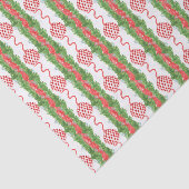 Waterverf Chinoiserie Bow Garland Kerstmis Tissuepapier (Detail)