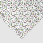 Waterverf Chinoiserie Christmas Mistletoe Tissuepapier (Detail)